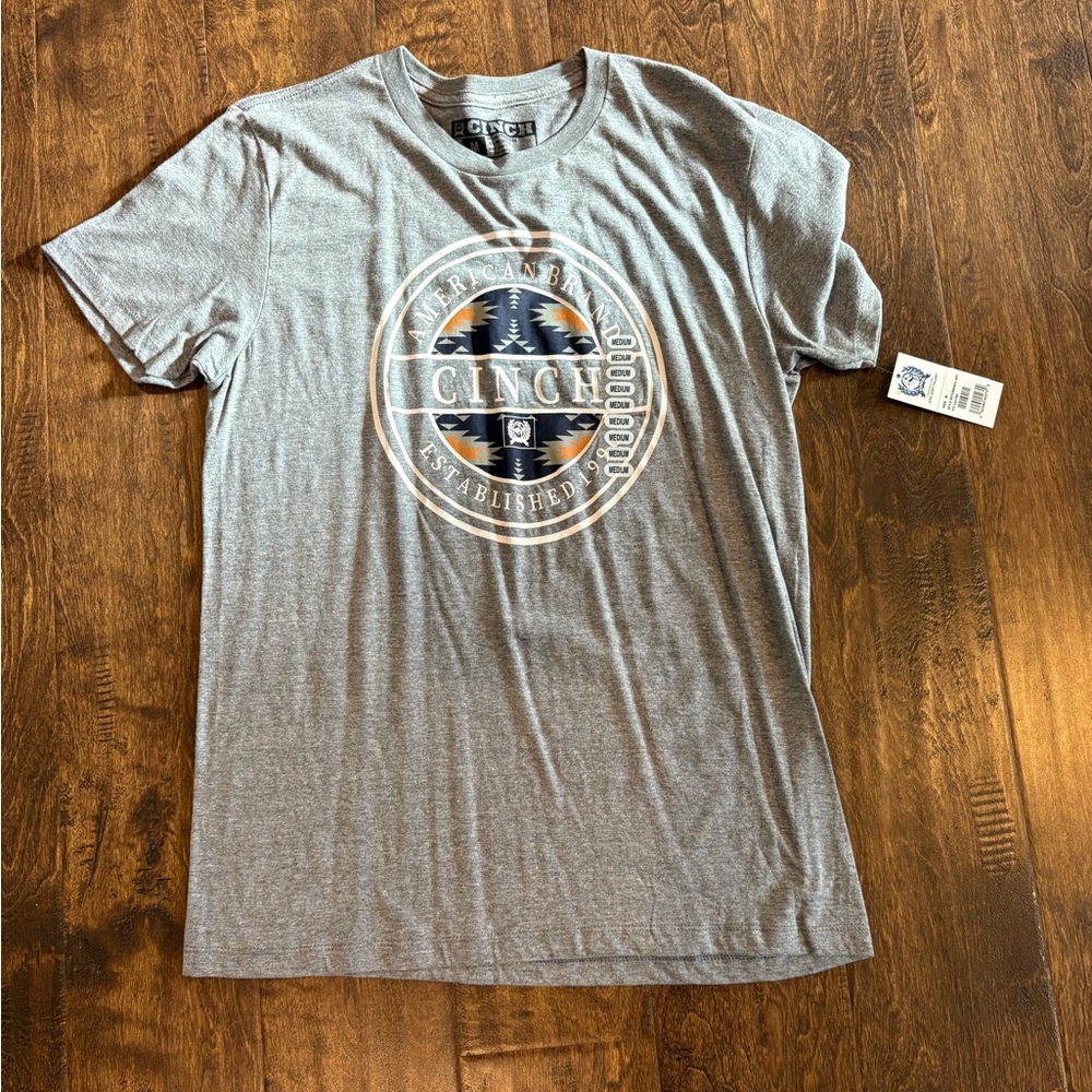 Cinch Heather Gray Graphic Tee